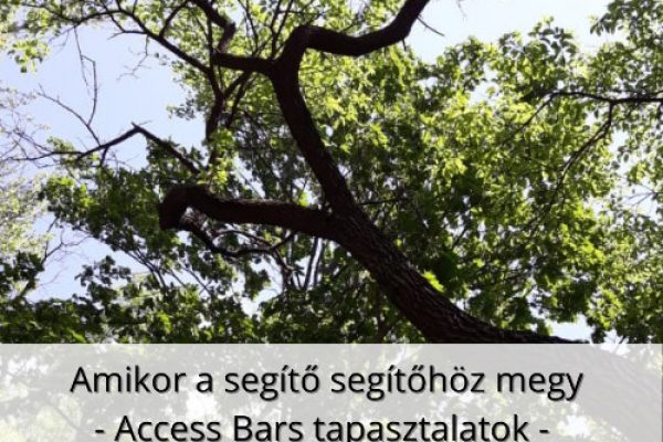 Amikor a segítő segítőhöz megy – Access Bars tapasztalatok